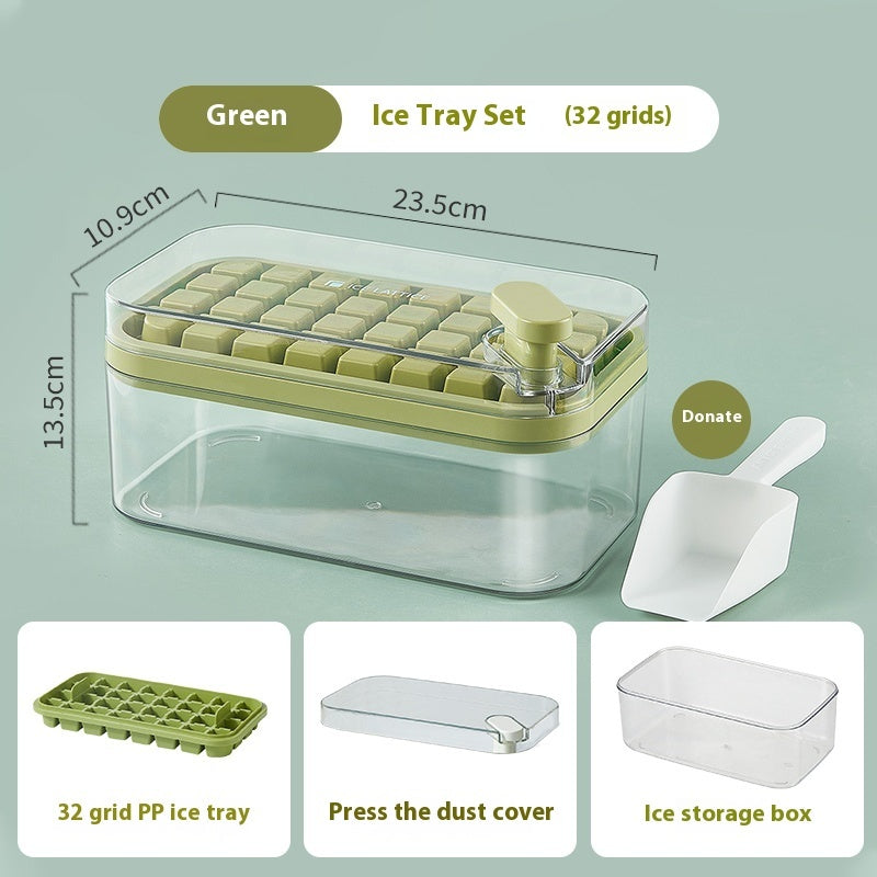 Press Ice Tray Household Refrigerator Ice Cube Box - Sydney Tech Hub