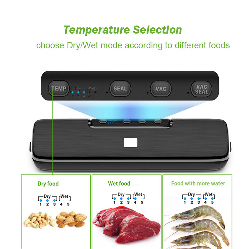 Compact Household Vacuum Sealer for Kitchen Food Preservation - Sydney Tech Hub