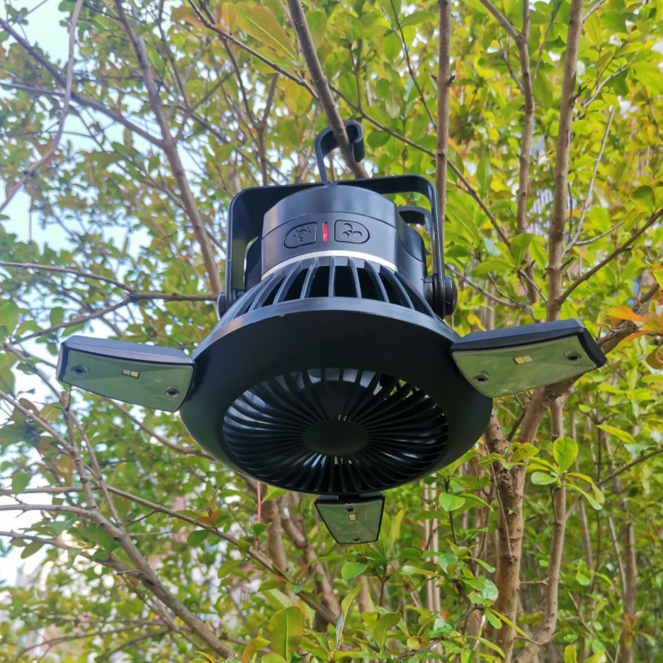 Solar-Powered Camping Light & Fan Combo - Sydney Tech Hub