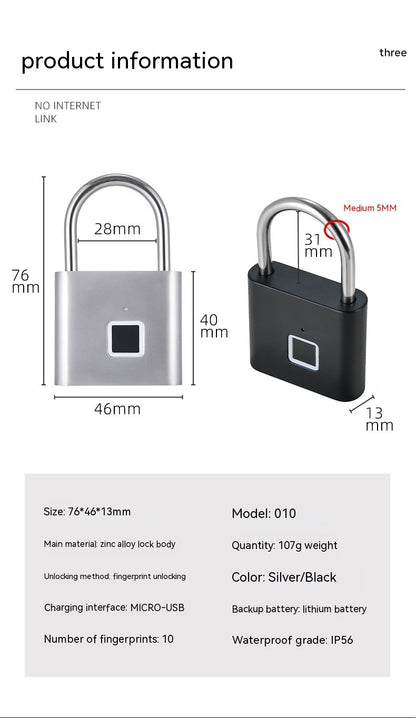 Smart Waterproof Fingerprint Lock - Sydney Tech Hub