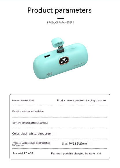 Pocket Wireless Capsule Power Bank - Sydney Tech Hub