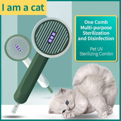 Pet Germicidal Sterilizing Comb Usb Rechargeable