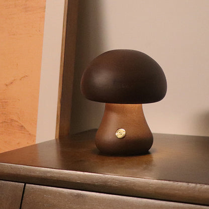 Mushroom LED Table Lamp For Bedroom Childrens Room