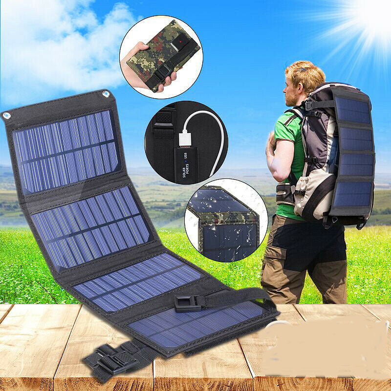 20W USB Solar Battery Panel - Portable & Foldable - Sydney Tech Hub