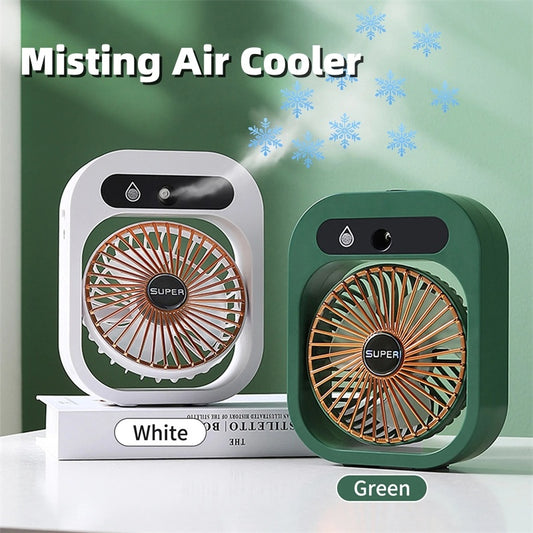 USB Rechargeable Desk Misting Fan with Air Cooler - Sydney Tech Hub