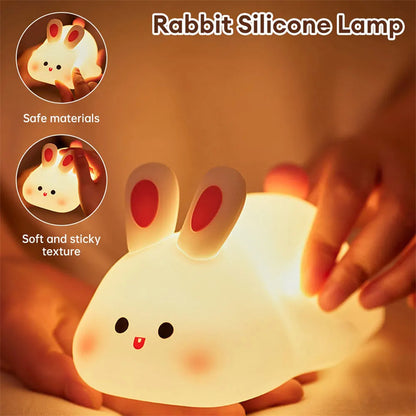 Cute LED Night Light Touch Sensor Cartoon Kid's