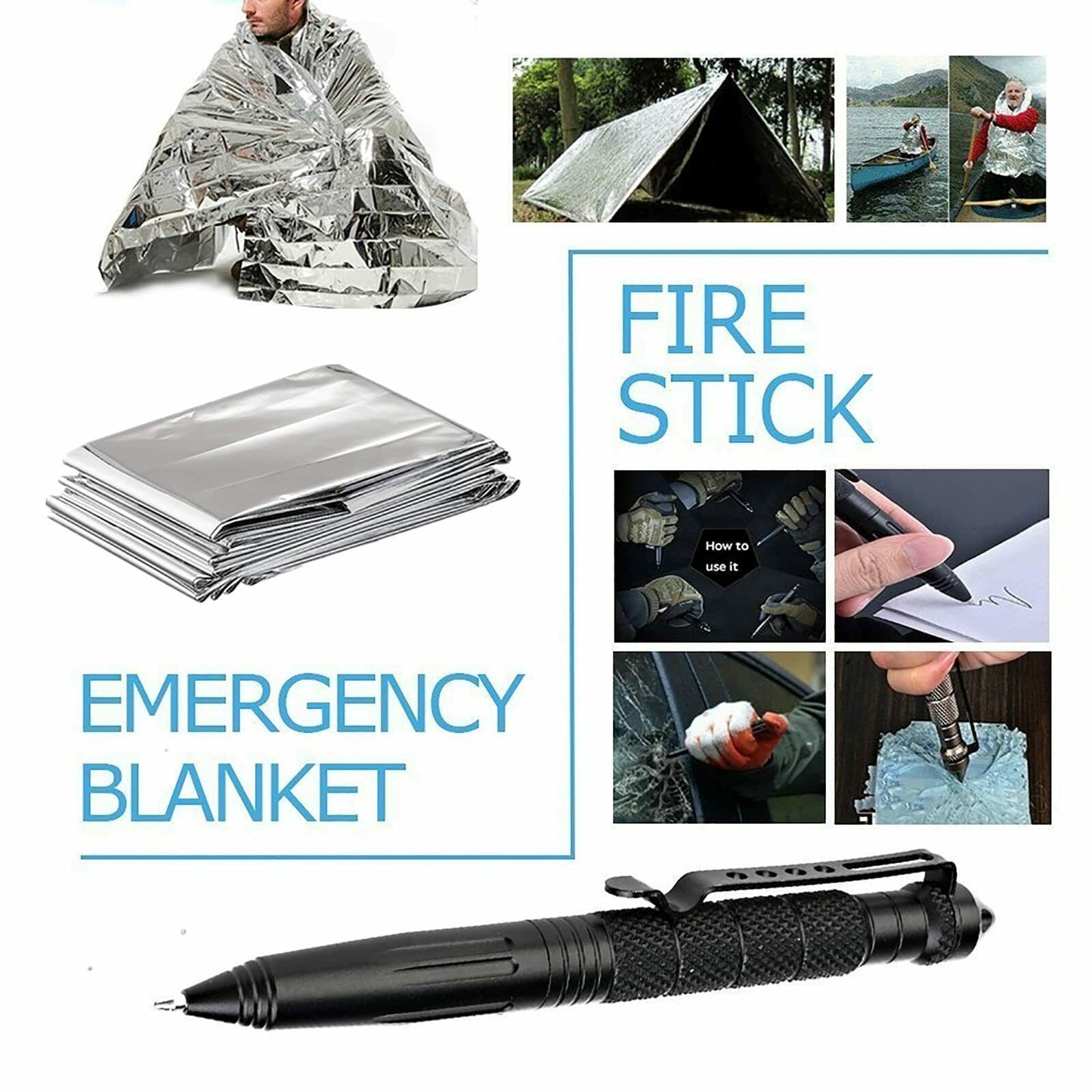 14-in-1 Outdoor Emergency Survival Kit - Sydney Tech Hub