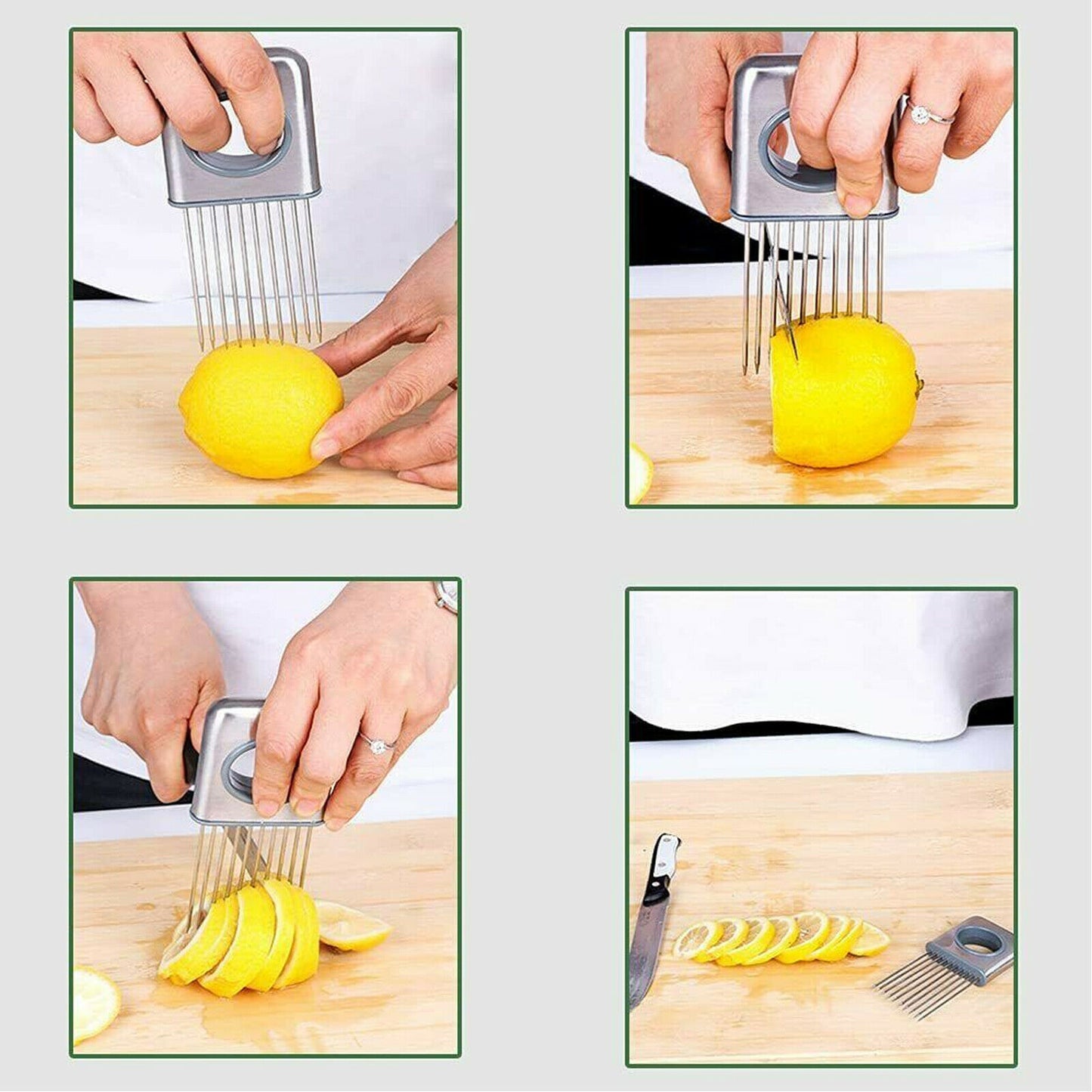 Stainless Steel Onion Holder & Tomato Slicer - Sydney Tech Hub