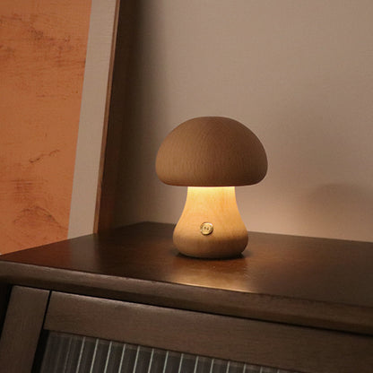 Mushroom LED Table Lamp For Bedroom Childrens Room