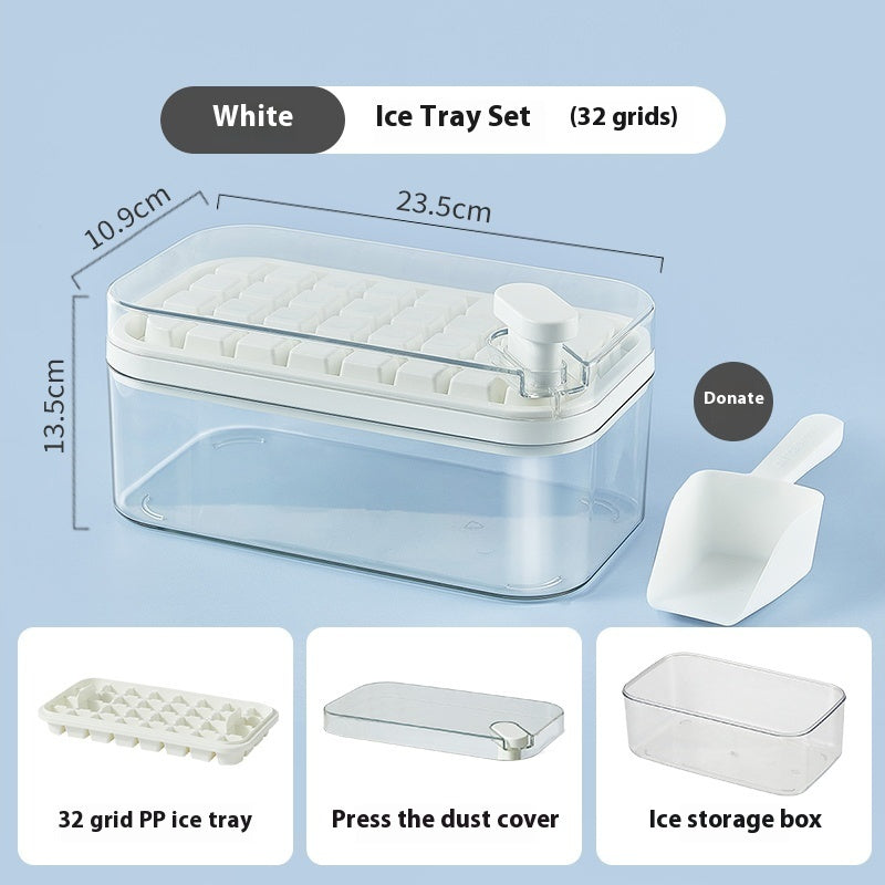 Press Ice Tray Household Refrigerator Ice Cube Box - Sydney Tech Hub