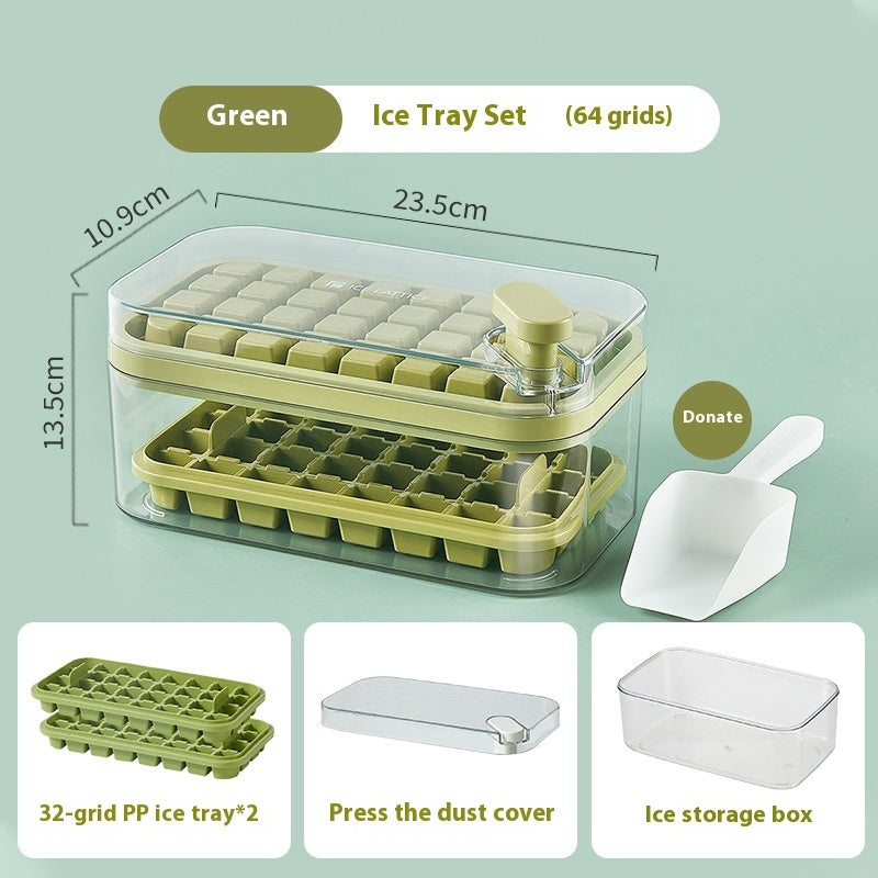 Press Ice Tray Household Refrigerator Ice Cube Box - Sydney Tech Hub