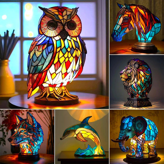 Colored Animal Light Lamp Table Lamp Home Decoration