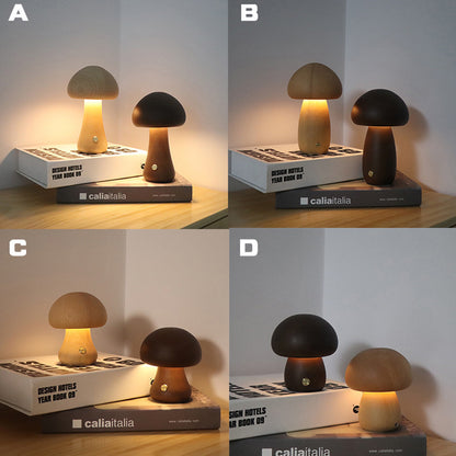 Mushroom LED Table Lamp For Bedroom Childrens Room