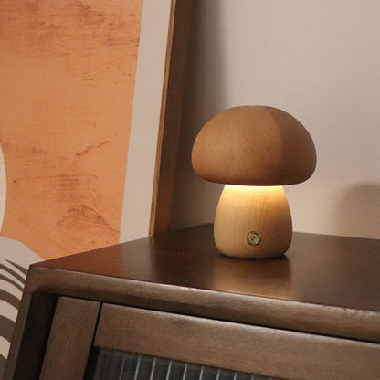 Mushroom LED Table Lamp For Bedroom Childrens Room